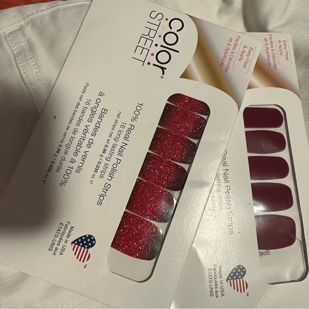 Color Street Red Nail Polish Strips